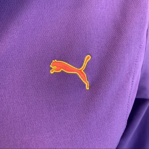 PUMA purple pullover jacket Sz XL - Picture 4 of 7